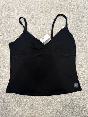 Tilly's Black V-Neck Spaghetti Strap Tank Top